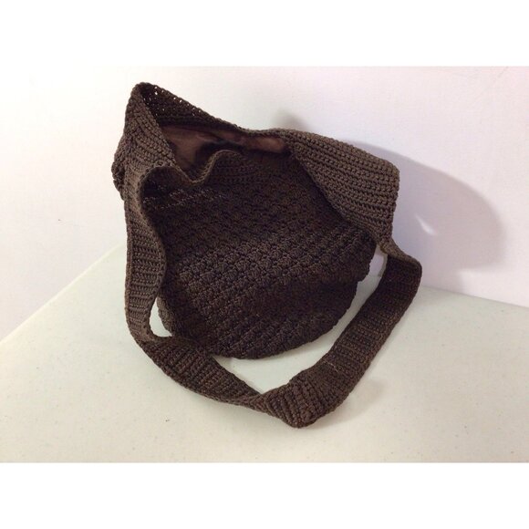 The SAK Brown Hobo Slouch Bag Y2K Purse - Picture 7 of 9